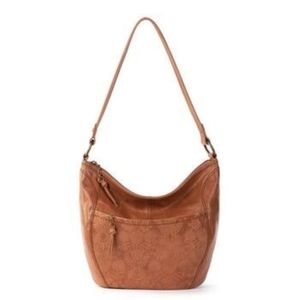 NWOT Sak Iris Hobo -tobacco floral embossed